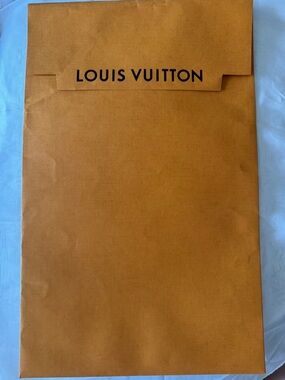 Louis Vuitton 💯% Authentic iconic paper envelope bag — Like New. Ideal for gifts